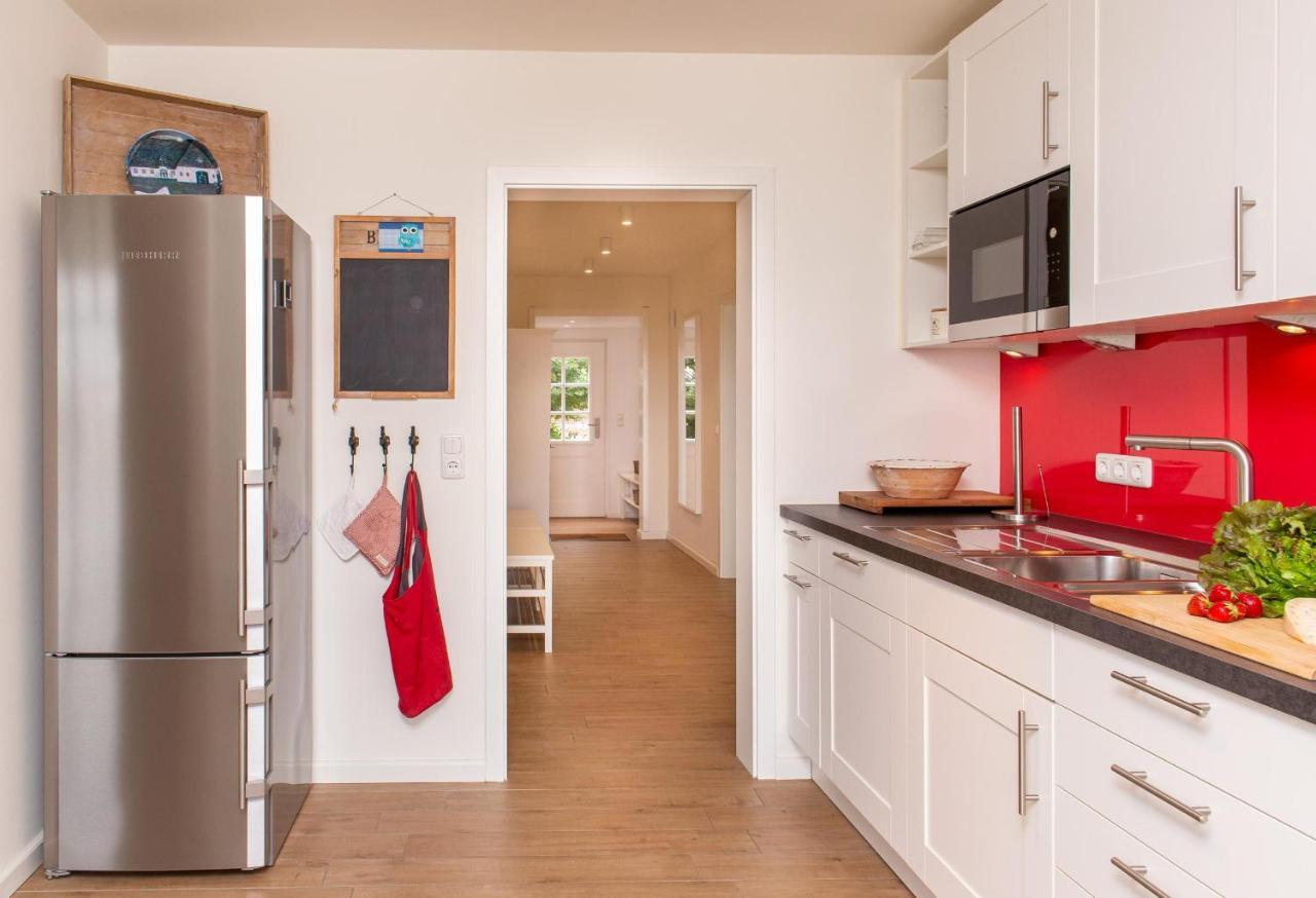 Haus Watthus - Wohnung Paradies Nebel Bagian luar foto