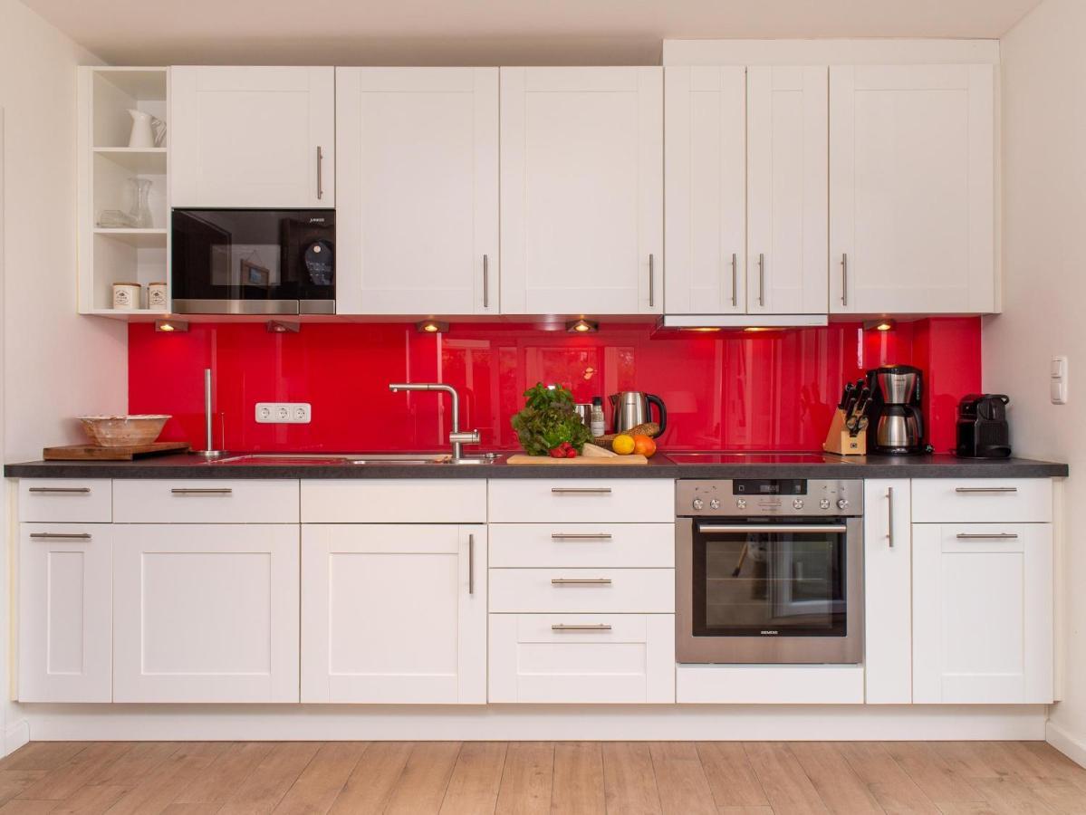 Haus Watthus - Wohnung Paradies Nebel Bagian luar foto